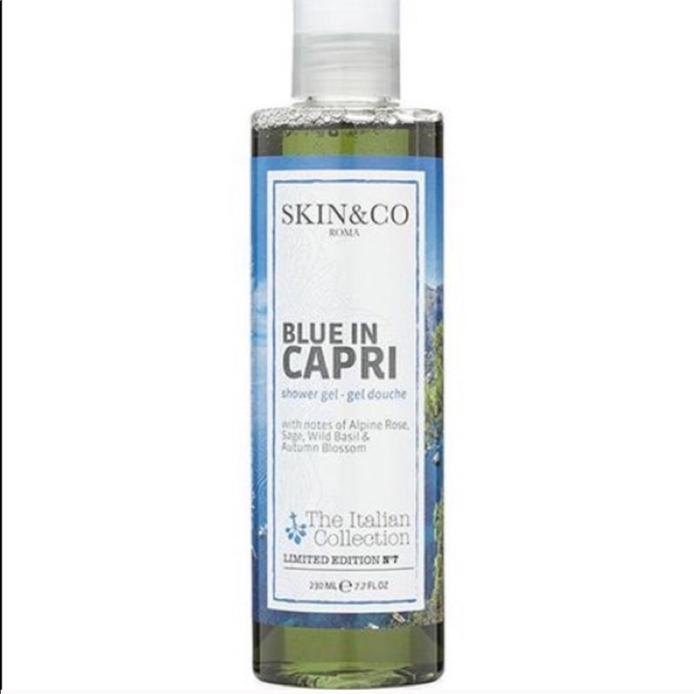 Skin & Co Blue in Capri shower gel NWT